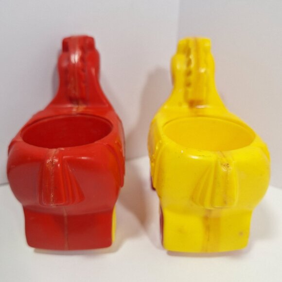 Illco Disney Mickey Donald Rolling Horse For Castle Playset Vintage - Picture 10 of 14